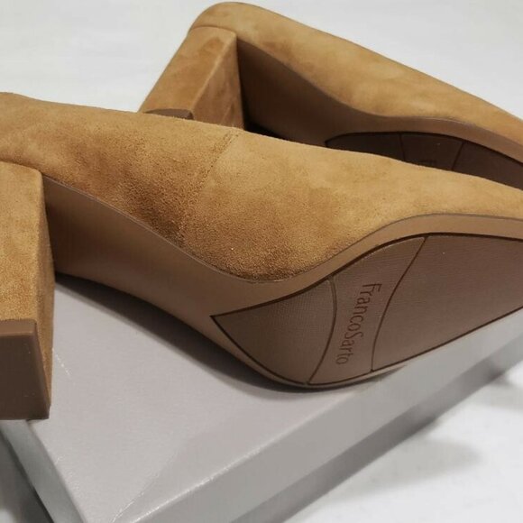 Franco Sarto Palma Women shoes Tan Suede Classic Pumps - Picture 3 of 9